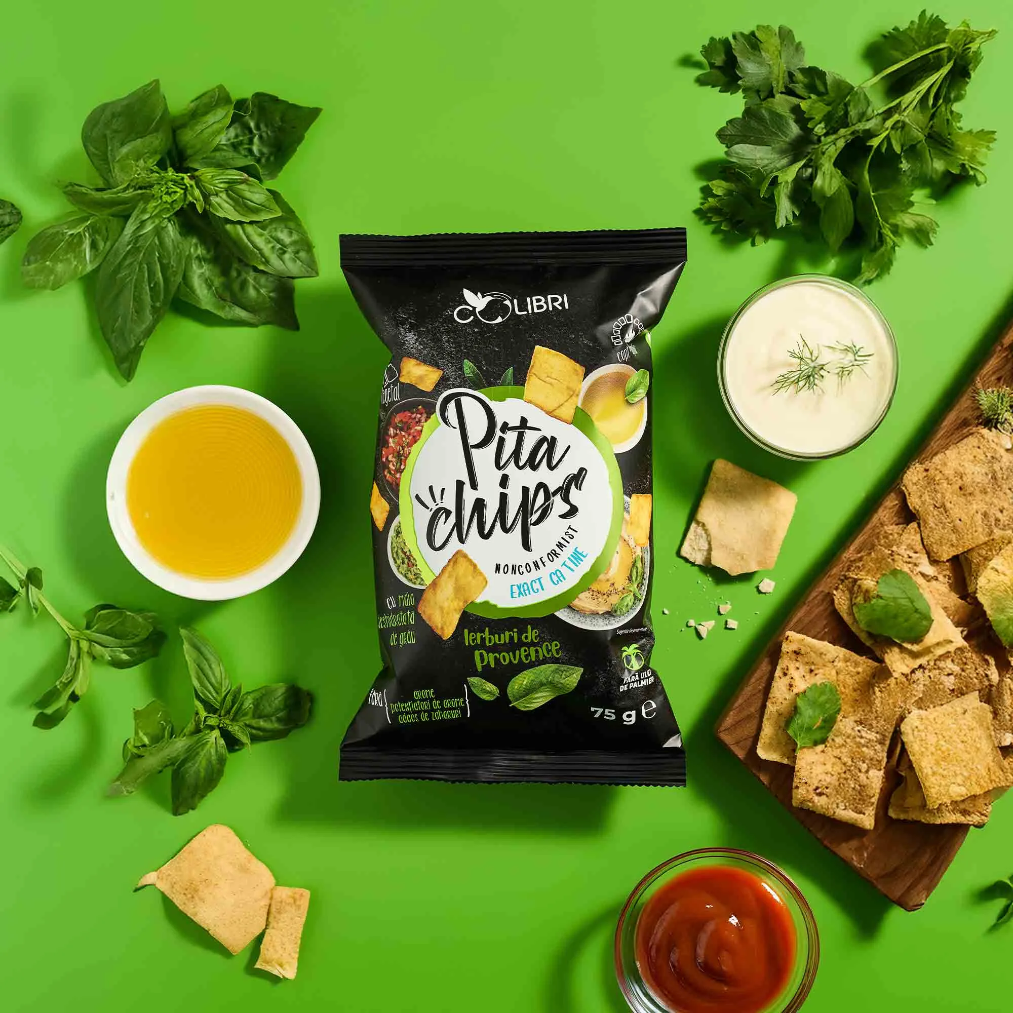 Pita Chips Colibri - crunchy texture