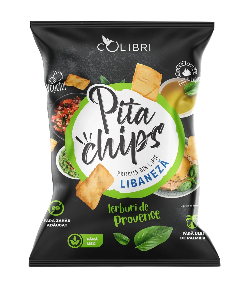 Pita Chips Colibri - Provence Herbs flavor