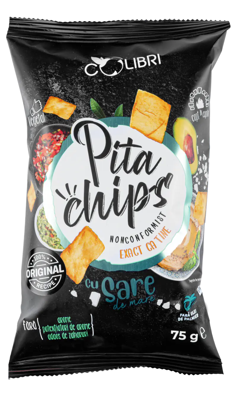 Pita Chips Colibri cu sare de mare