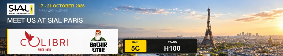 Colibri și Bachir Emir la SIAL Paris 2026, Hala 5C, standul H100